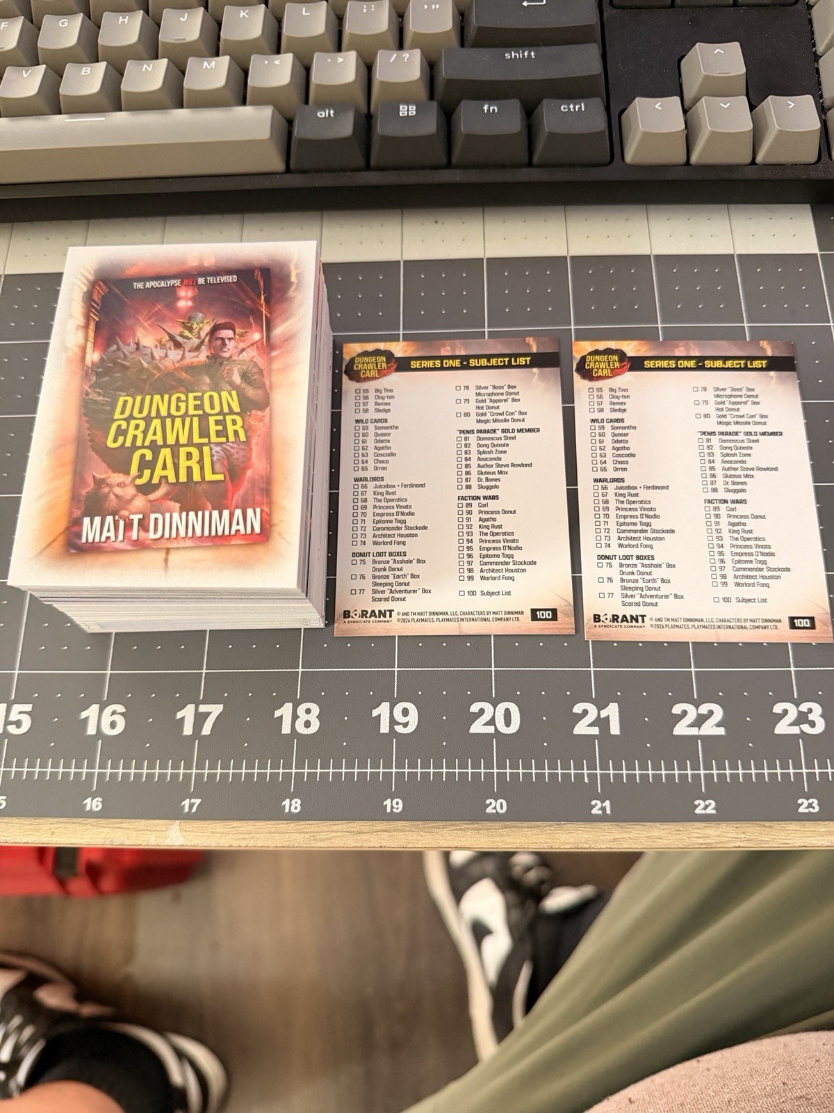 Dungeon Crawler Carl Series 1 Trading Cards Complete Base Set 1-80
