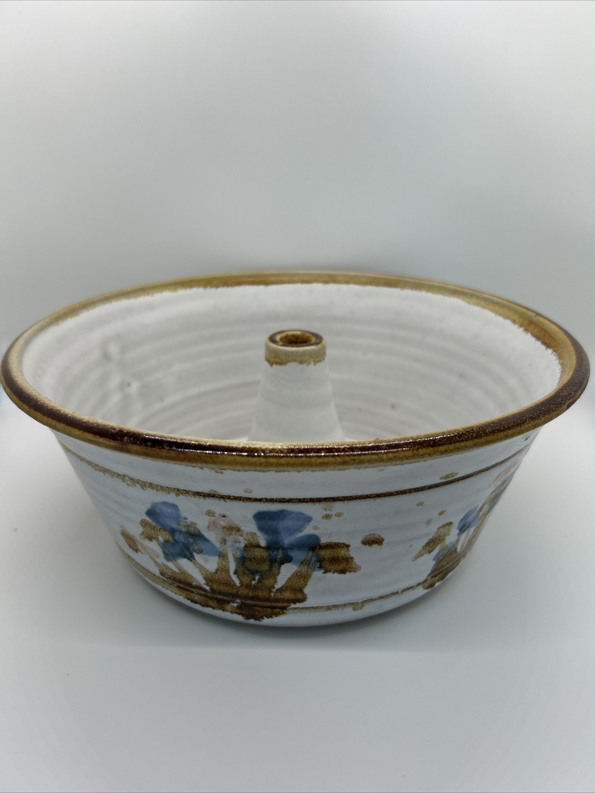 Vintage, Bonnie Staffel Ovenware Pottery Bundt Pan Signed