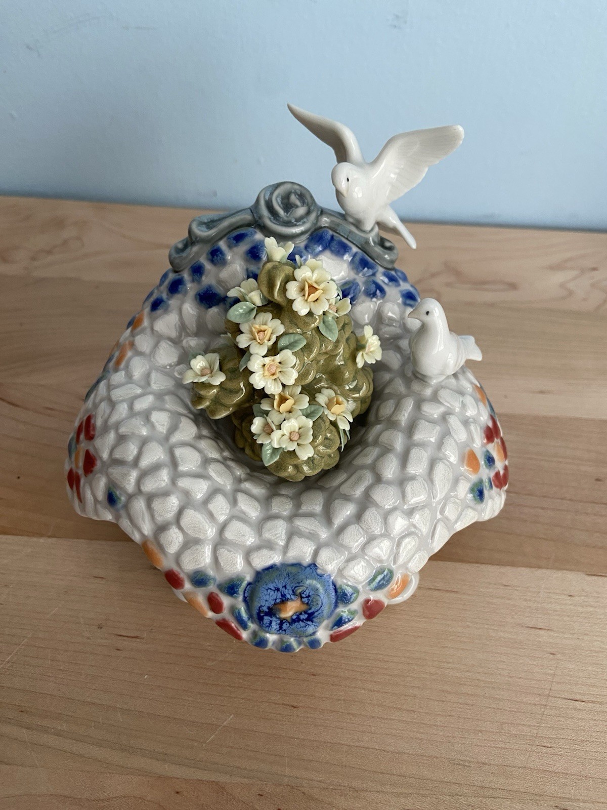 Rare LLADRO 6662 Garden In Barcelona With Original Box And Slip Cover