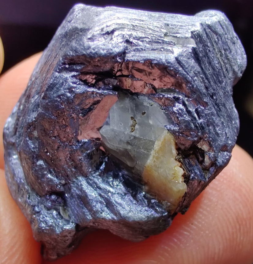 FINE Lustrous Molybdenite Crystal & Perky Box: Rare REE Locality in South Korea