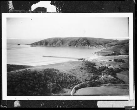 Avila And Port Harford And Bay From Summit S.L.H.S.S. 1905 Califor - Old Photo Avila And Port Harford And Bay From Summit S.L.H.S.S. 1905 Califor - Old Photo