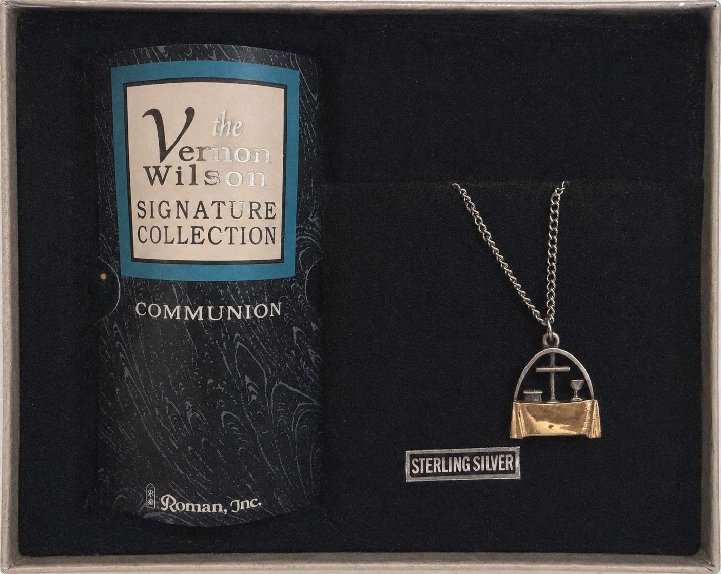 Vernon Wilson Communion Sterling Silver Necklace Roman Inc 1994 Vintage B