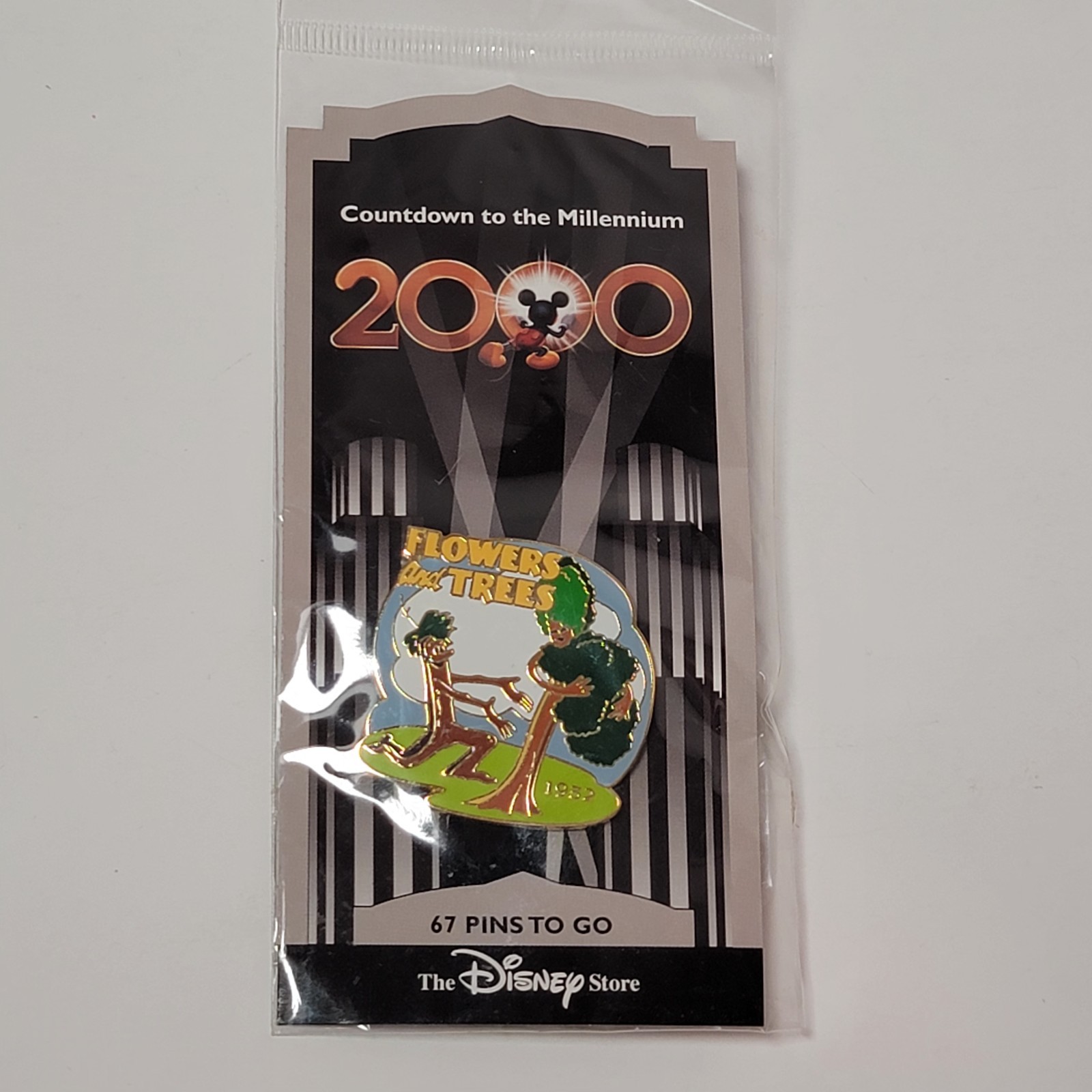 Vintage 1999 Disney Pin Countdown to the Millennium Series 68 Flowers & Trees PA