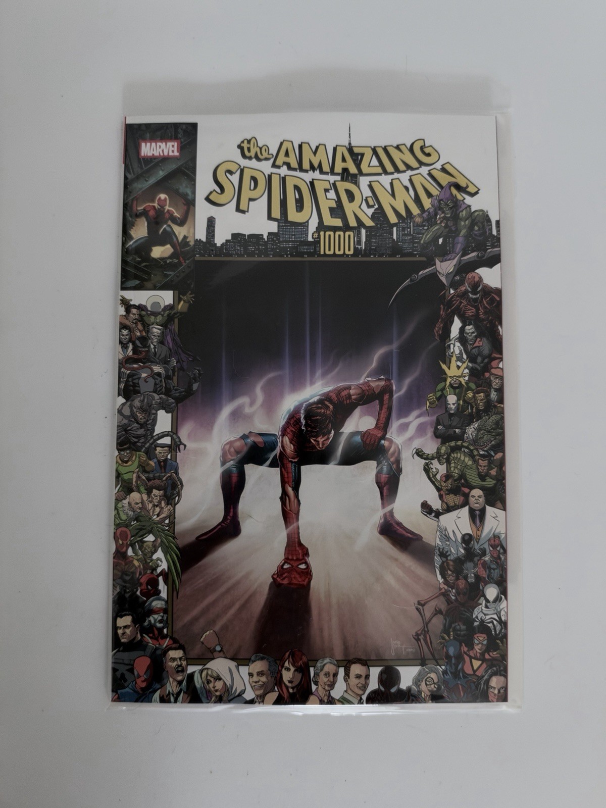 AMAZING SPIDER-MAN #1000 MICO SUAYAN NYCC EXCLUSIVE Trade Dress IN HAND