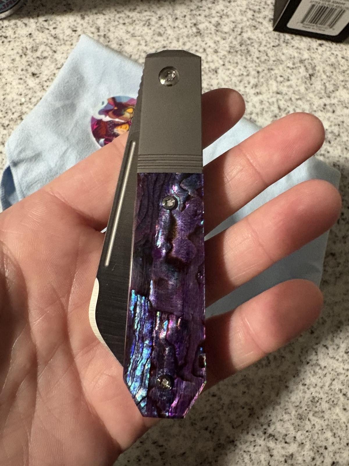 Jack Wolf Knives - After Hours Jack Purple Abalone
