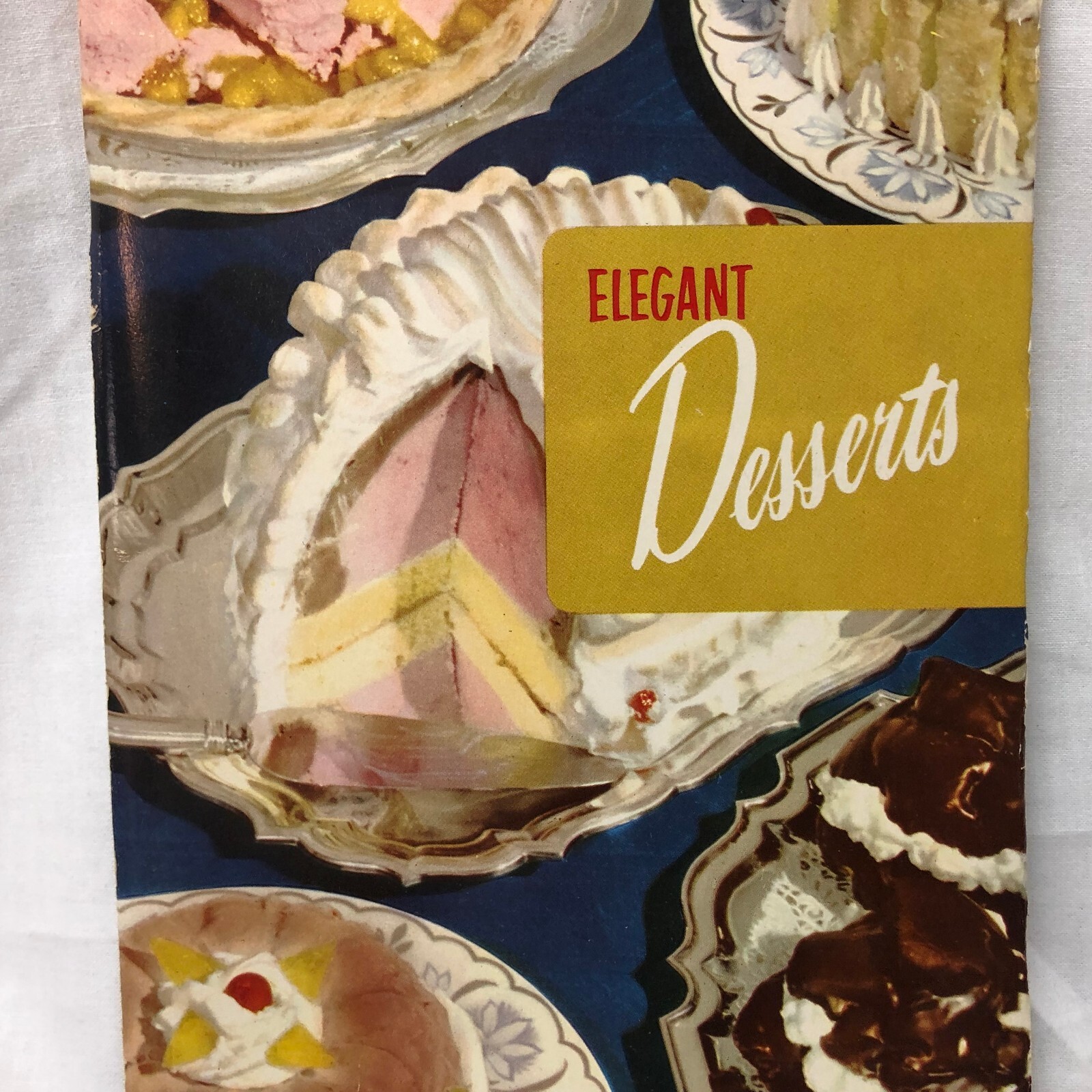 Vintage 1955 Culinary Arts Institute Recipe Elegant Desserts Booklet
