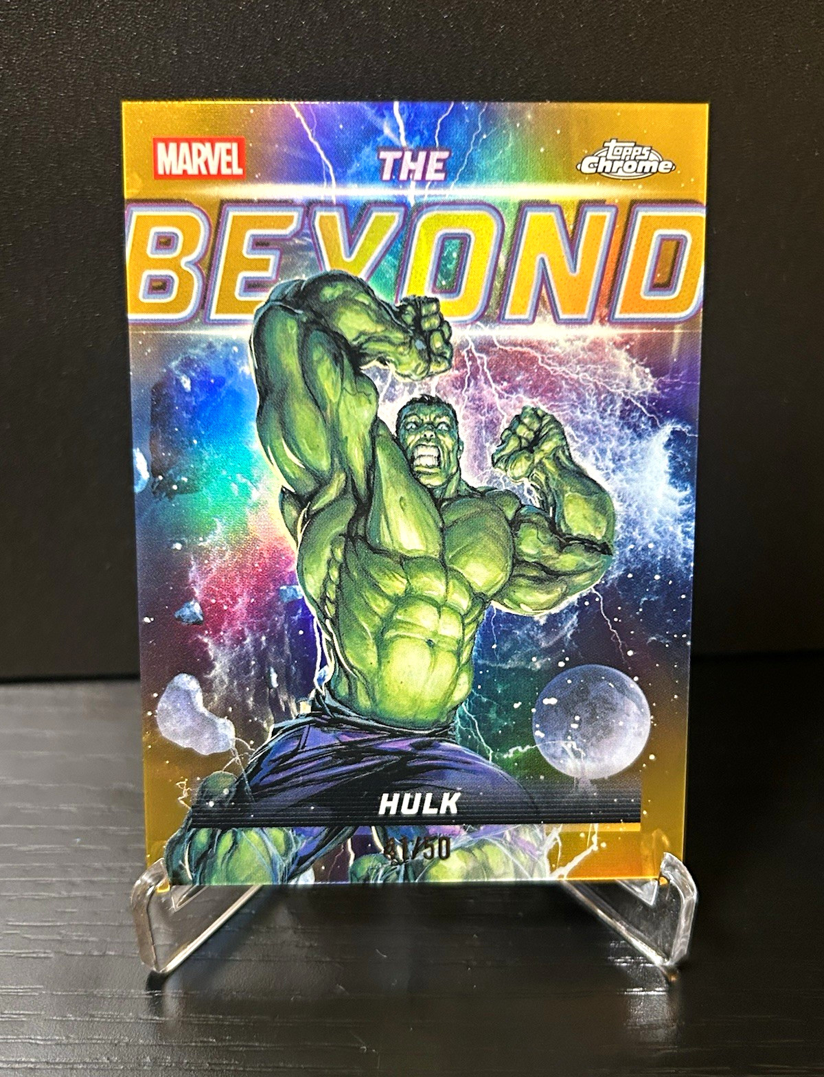 Topps 2026 Marvel Chrome THE BEYOND Hulk /50 TB-04