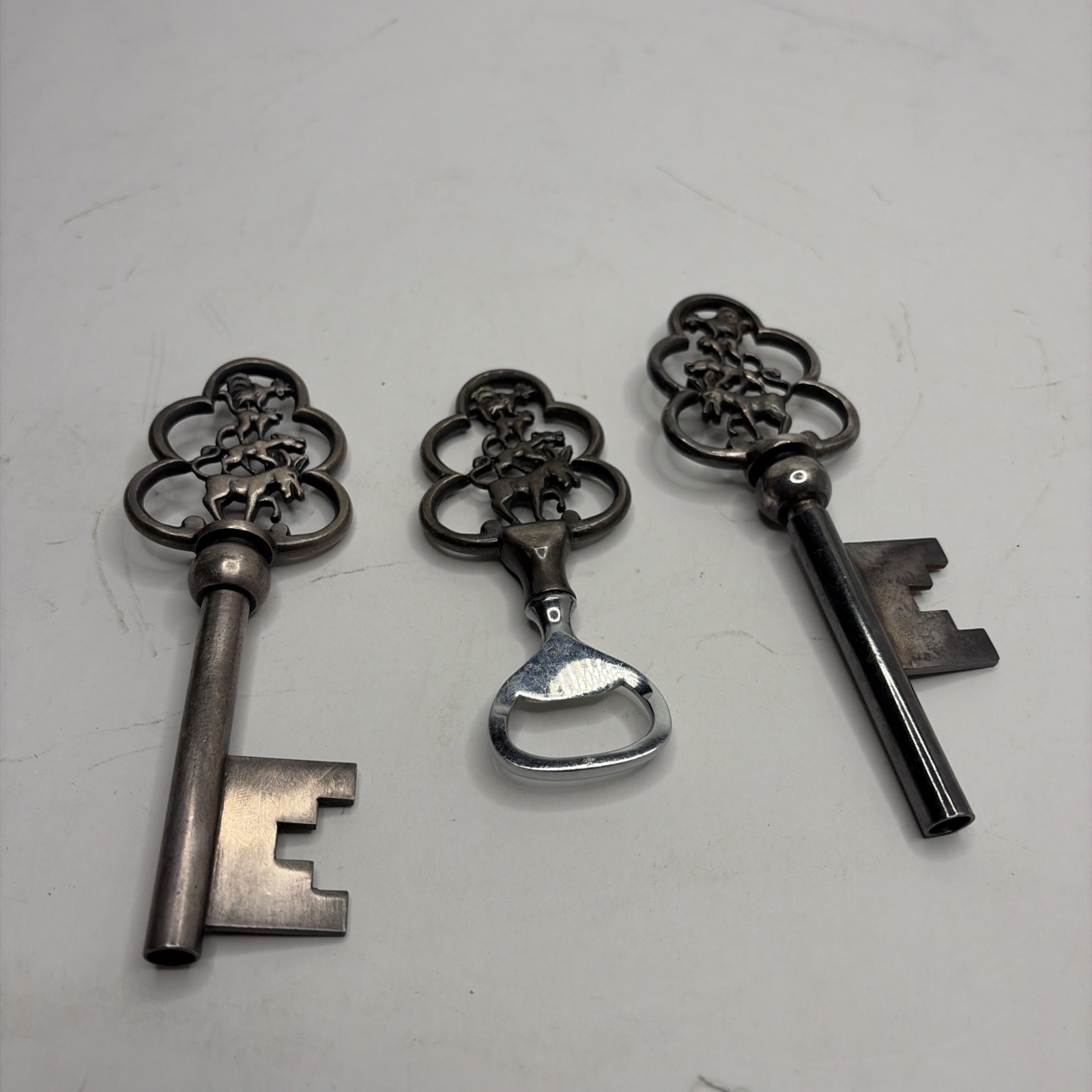VTG Skeleton Corkscrew 1950’s Set Bremen Town Musicians By The Brothers Grimm