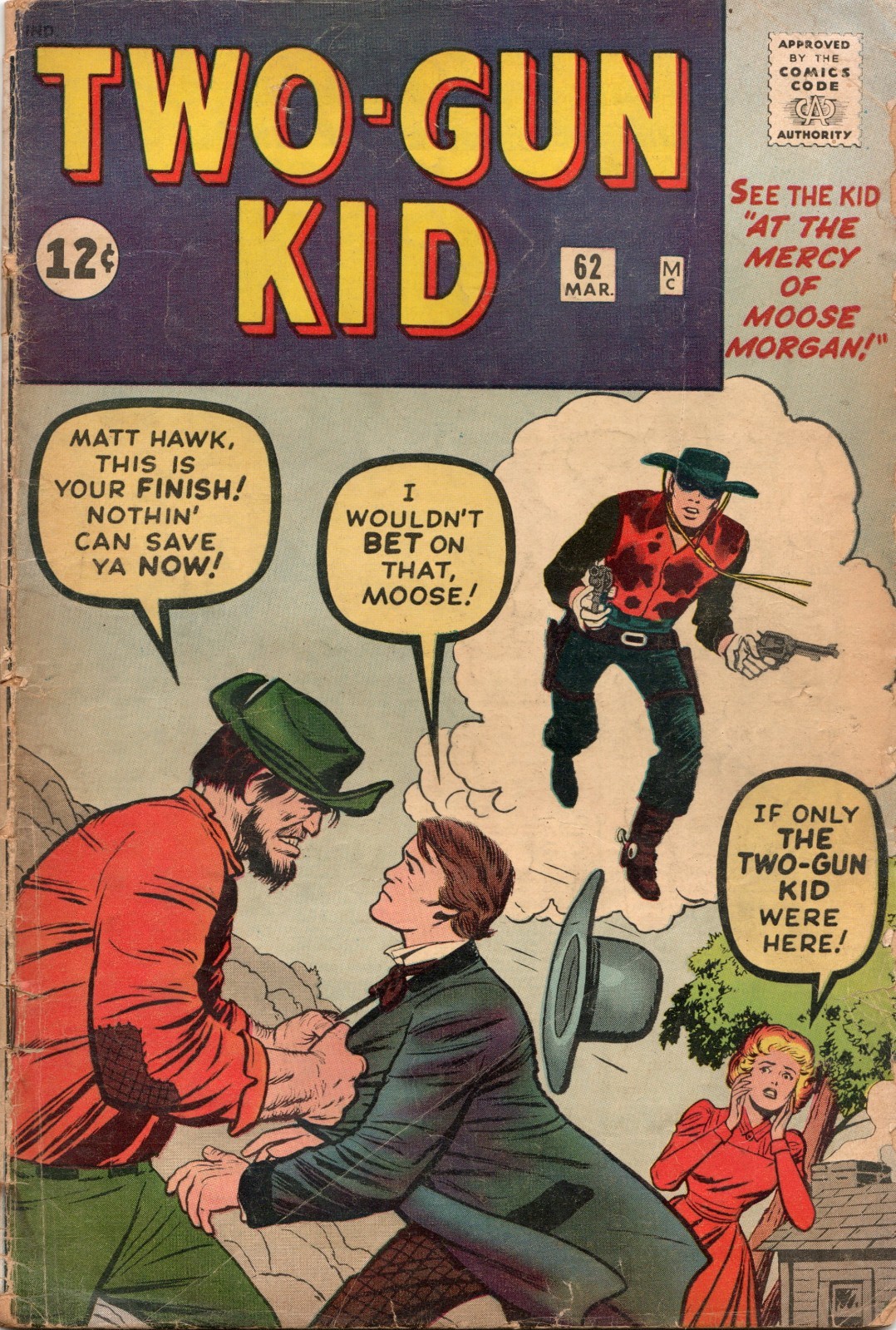 Two-Gun Kid #62   G/VG 3.0   1963 Marvel western