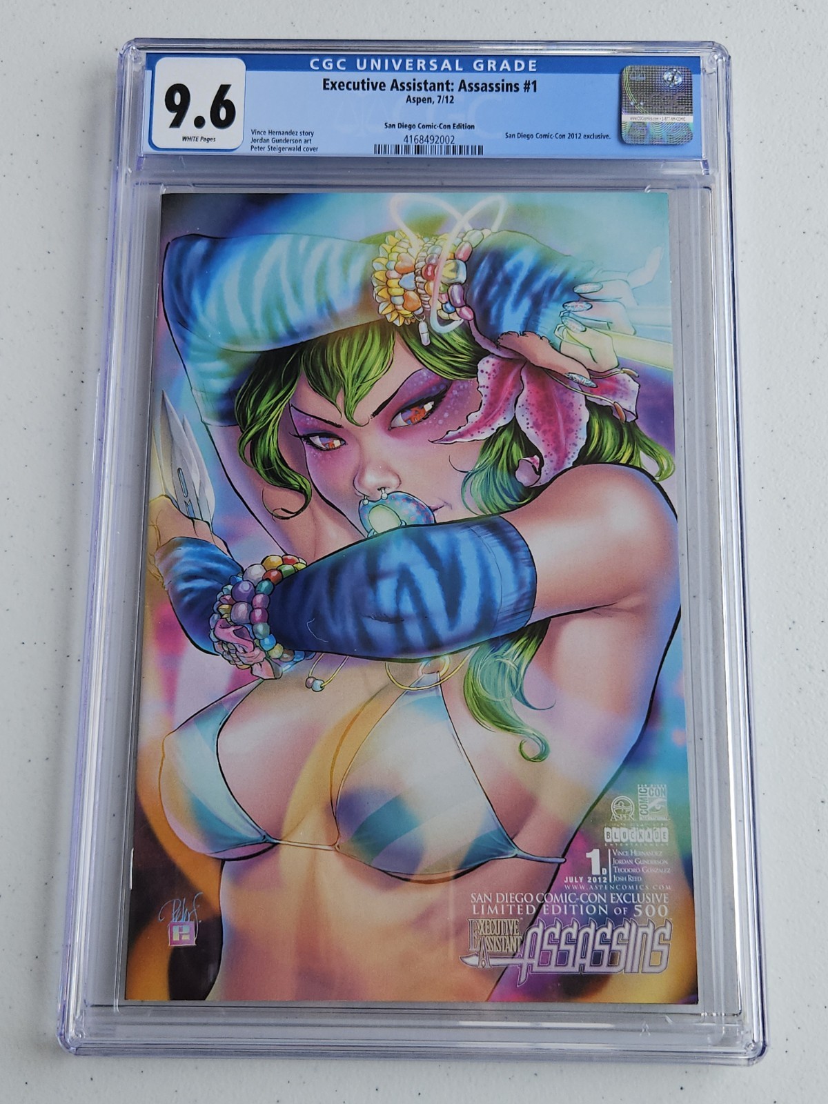 Executive Assistant: Assassins #1⚡CGC 9.6⚡Steigerwald Variant 👻SDCC 2012👻 /500 Executive Assistant: Assassins #1⚡CGC 9.6⚡Steigerwald Variant 👻SDCC 2012👻 /500