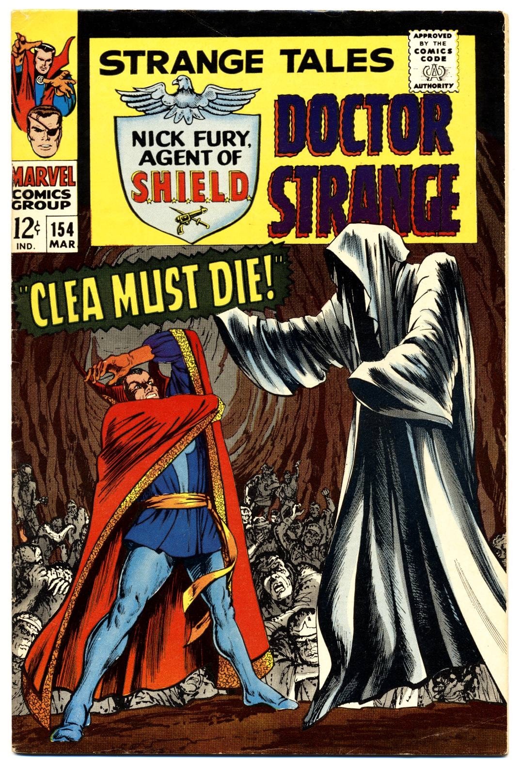 Strange Tales #154 G, Jim Steranko SHIELD, Marvel Comics 1967 Stock Image