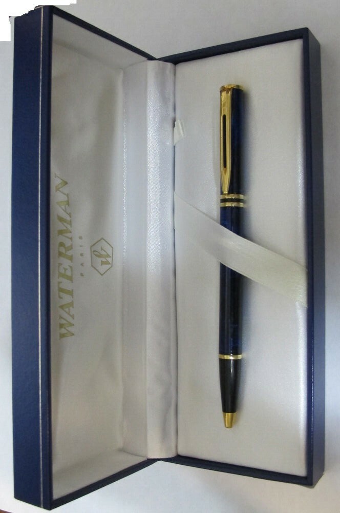 Waterman Laureat Pencil  Mineral Blue & Gold 0.5mm New In Box