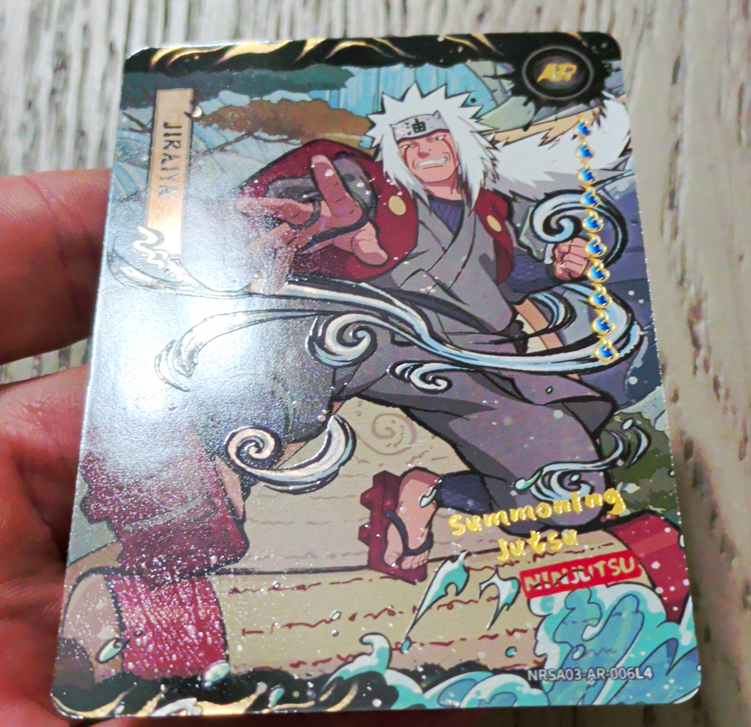 KAYOU Naruto Jiraiya Summoning Jutsu AR Hologram #203/777 NRSA03-AR-006L4 KAYOU Naruto Jiraiya Summoning Jutsu AR Hologram #203/777 NRSA03-AR-006L4