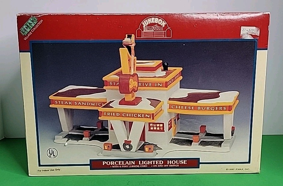 Lemax Village Collection Jukebox Junction Stan's Drive In Lemax Village Collection Jukebox Junction Stan's Drive In