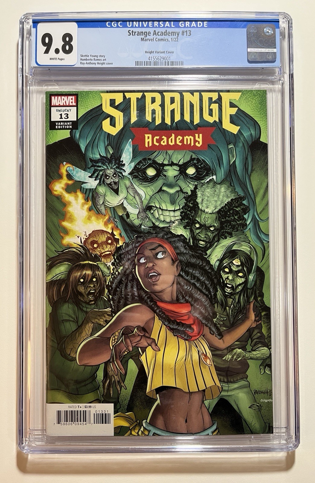 Strange Academy #13 Unlucky Variant CGC 9.8 / Low Census Count / Marvel Comics Strange Academy #13 Unlucky Variant CGC 9.8 / Low Census Count / Marvel Comics