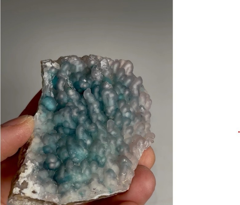 Blue Chrysocolla & Copper-Bearing Chalcedony – Obi Kelo Mine, Indonesia