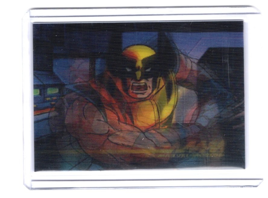1996 FLEER/SKYBOX MARVEL MOTION WOLVERINE #3 OF 4 PROMO RARE NM/MINT