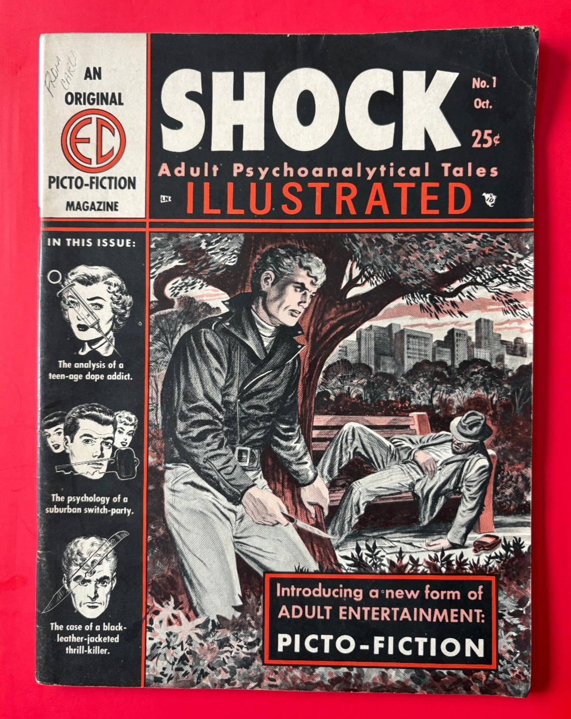 SHOCK ILLUSTRATED #1 Orignal EC Picto-Fiction 1955 JACK KAMEN ART SHOCK ILLUSTRATED #1 Orignal EC Picto-Fiction 1955 JACK KAMEN ART