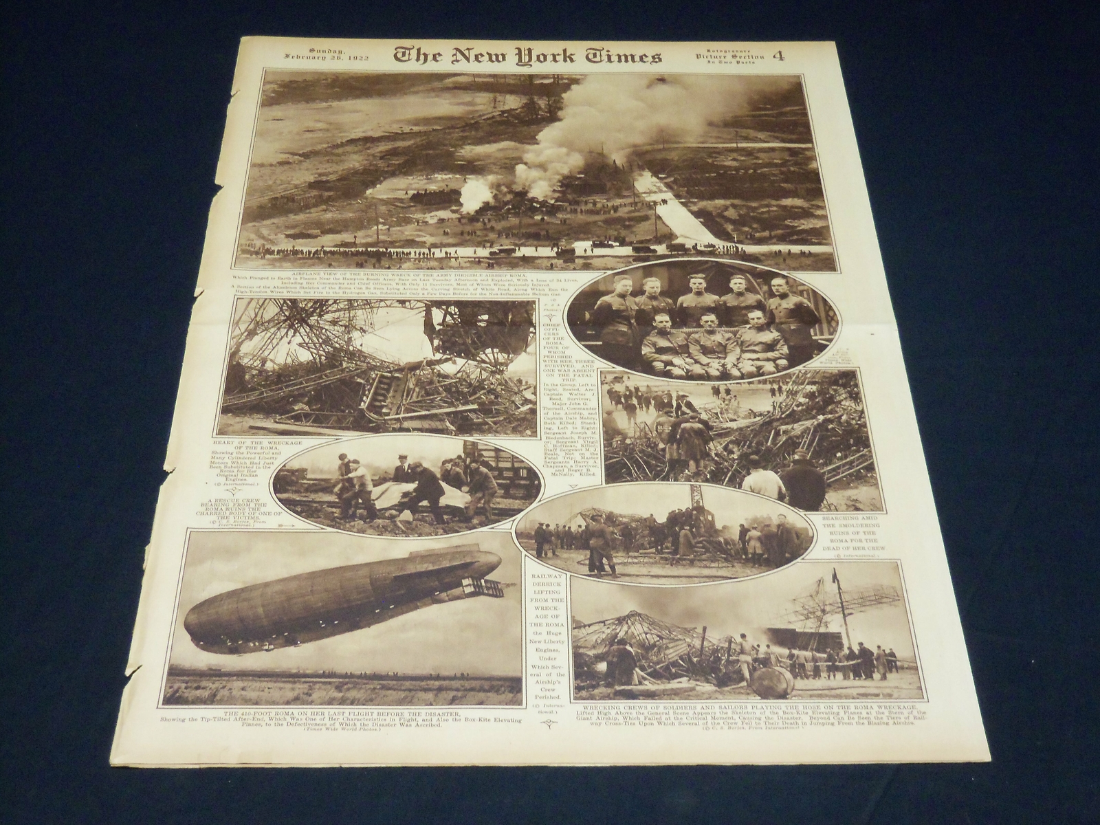 1922 FEBRUARY 26 NEW YORK TIMES PICTURE SECTION - ROYAL WEDDING - NT 8866