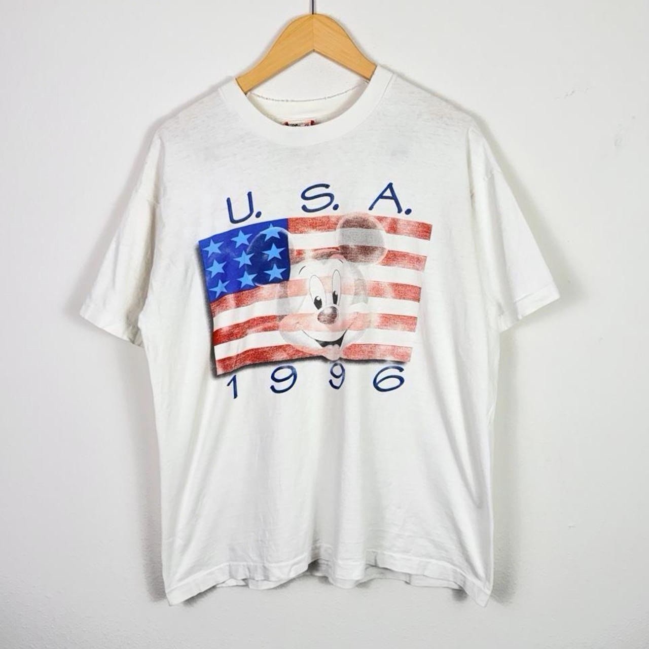 Vintage Disney Graphic T-Shirt Mickey Mouse 90s Single Stitch USA 1996 Vintage Disney Graphic T-Shirt Mickey Mouse 90s Single Stitch USA 1996