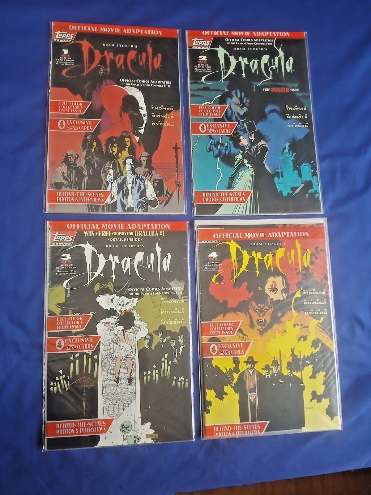 Topps Comics, 1 Through 4, All in NM condition $22.99 (Unread) Factory Sealed Topps Comics, 1 Through 4, All in NM condition $22.99 (Unread) Factory Sealed