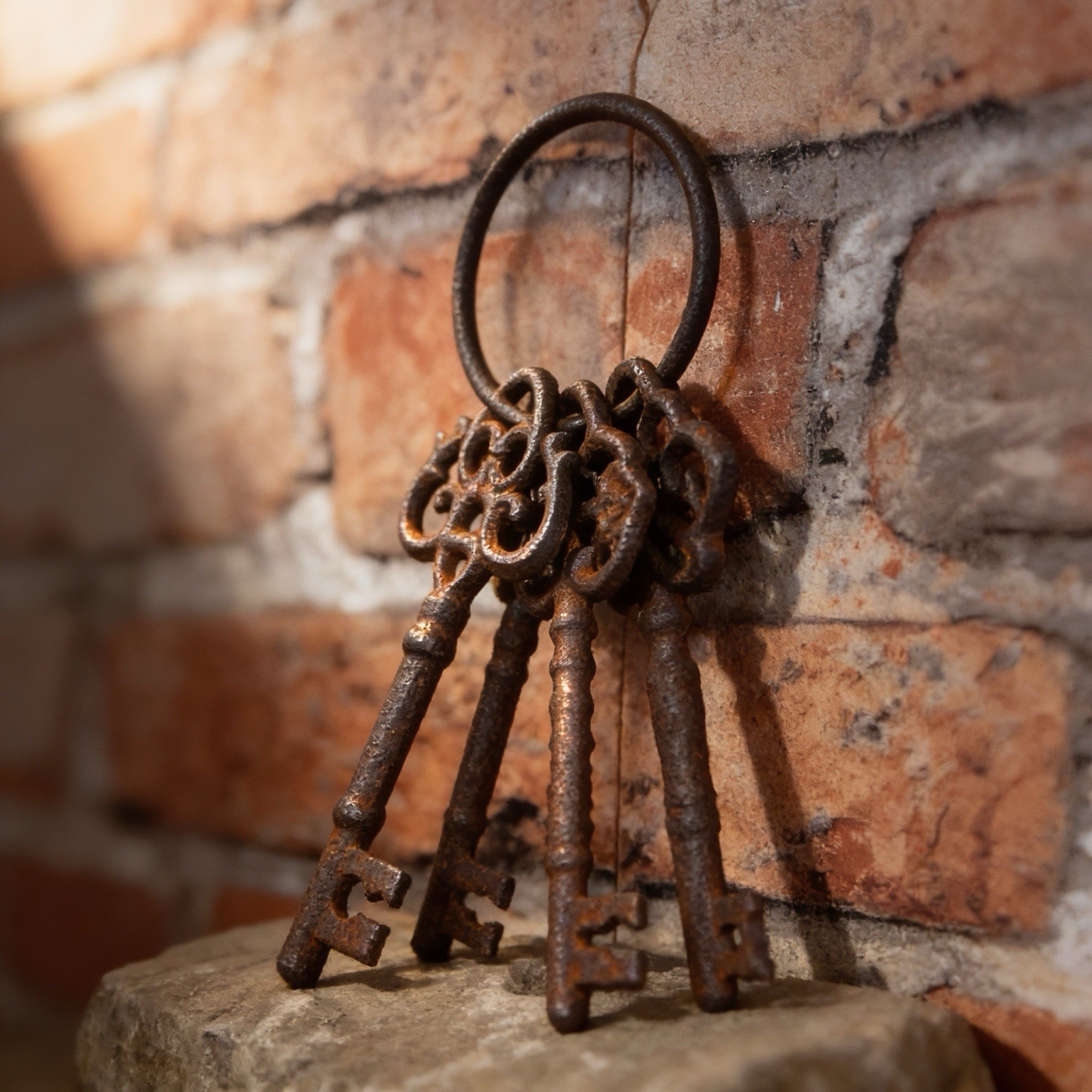 Set of 3 Rustic Cast Iron Jailer Keys, Great Home Decor...Ship Free Set of 3 Rustic Cast Iron Jailer Keys, Great Home Decor...Ship Free