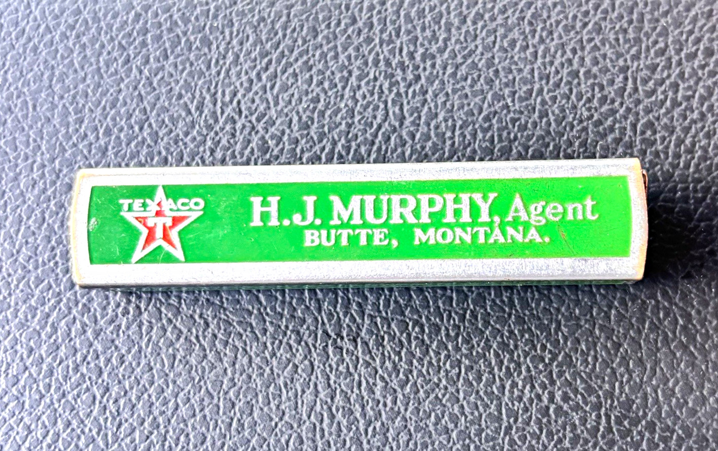 Texaco Vintage H.J. Murphy Agent Butte, Montana Bottle Opener Breweriana