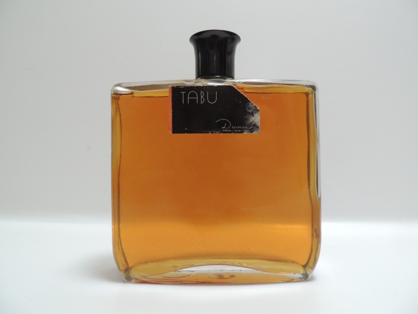 Vintage TABU by Dana 16 oz. Cologne Splash Bottle - UNOPENED Full Original 1940s