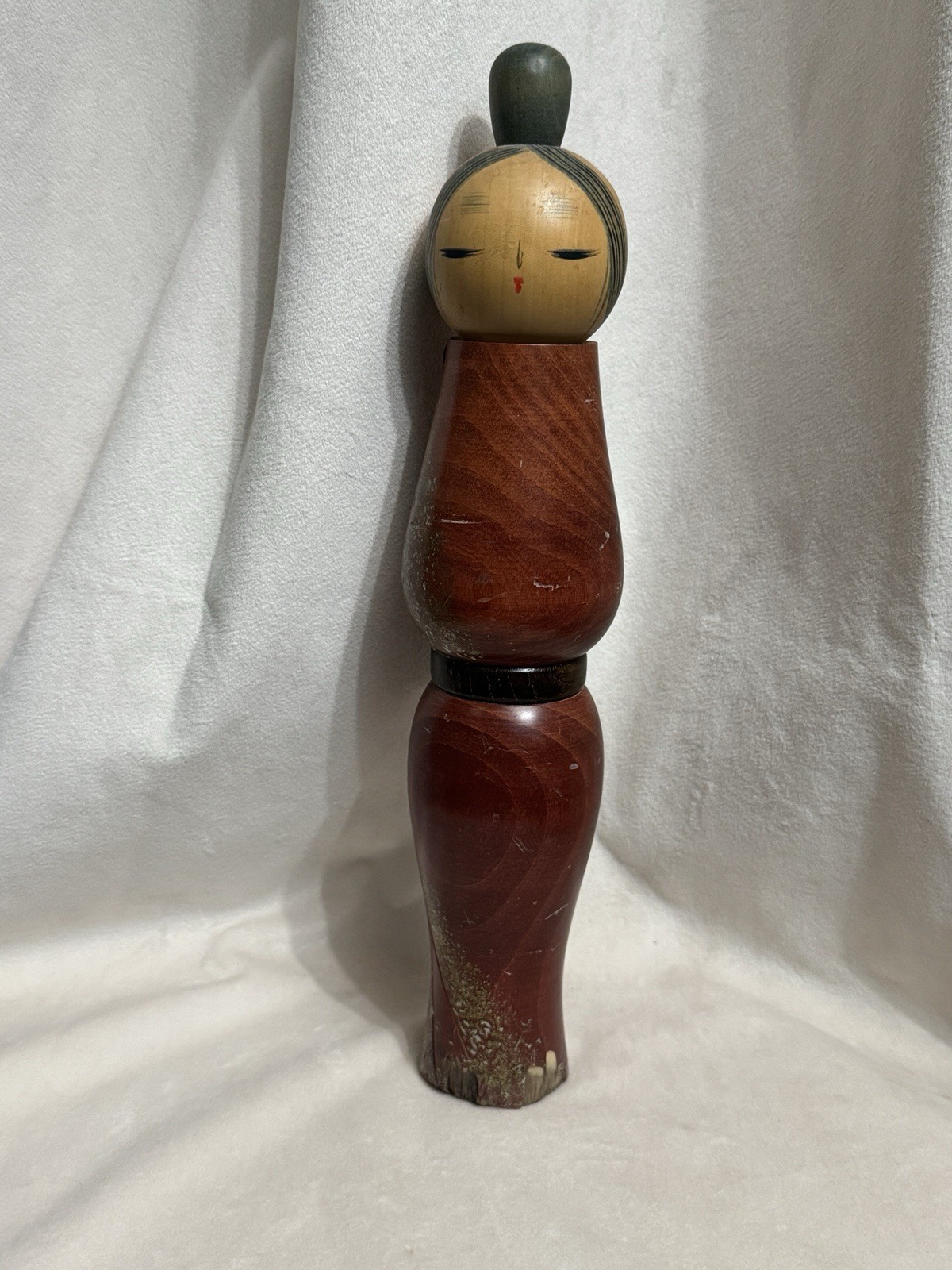 Vintage Japanese Creative Kokeshi Doll Mid-Century Sosaku Wooden Hand-Painted Vintage Japanese Creative Kokeshi Doll Mid-Century Sosaku Wooden Hand-Painted