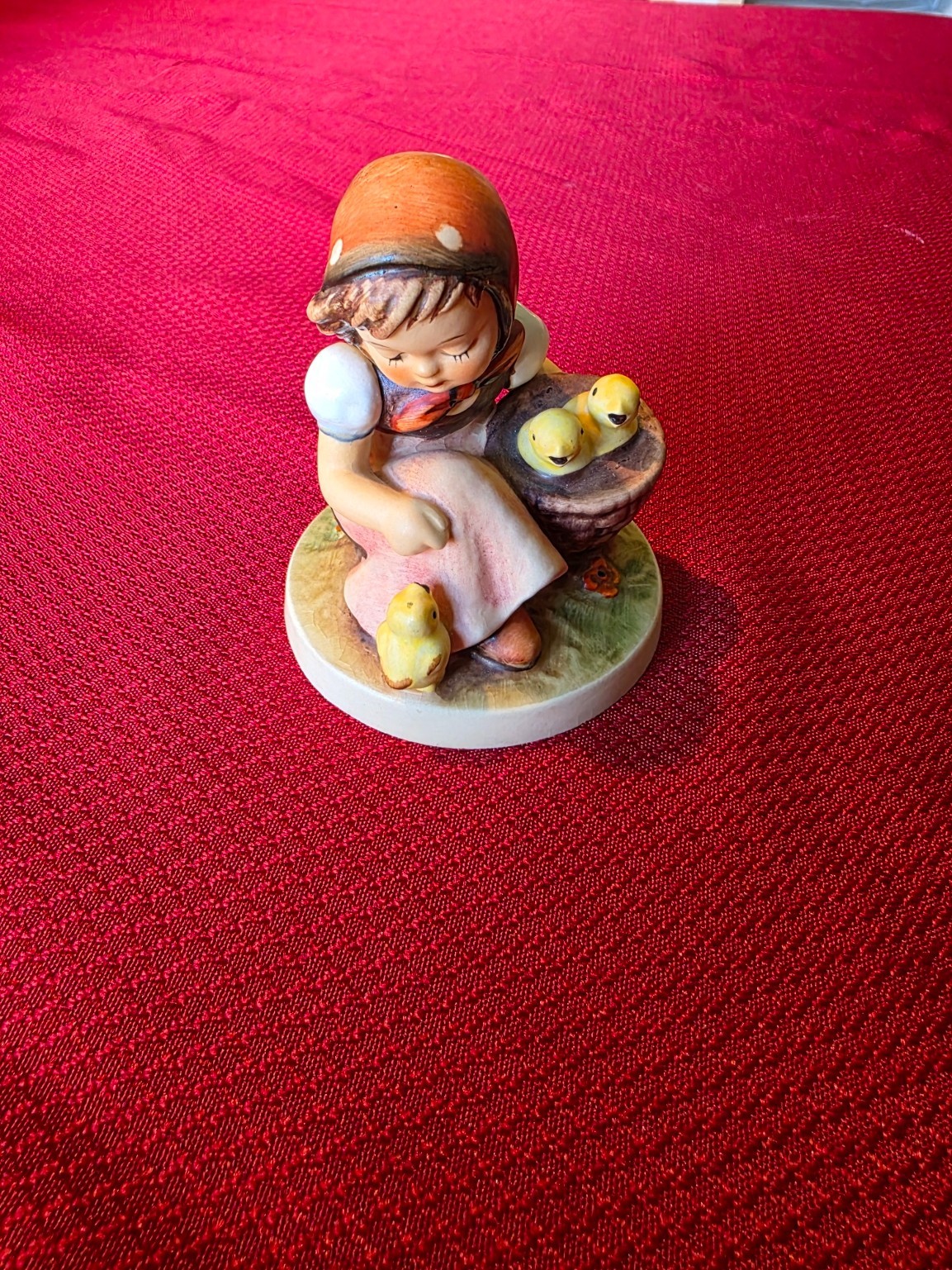 Vintage Goebel Hummel Chick Girl #57/0 TMK-5 West Germany Figurine