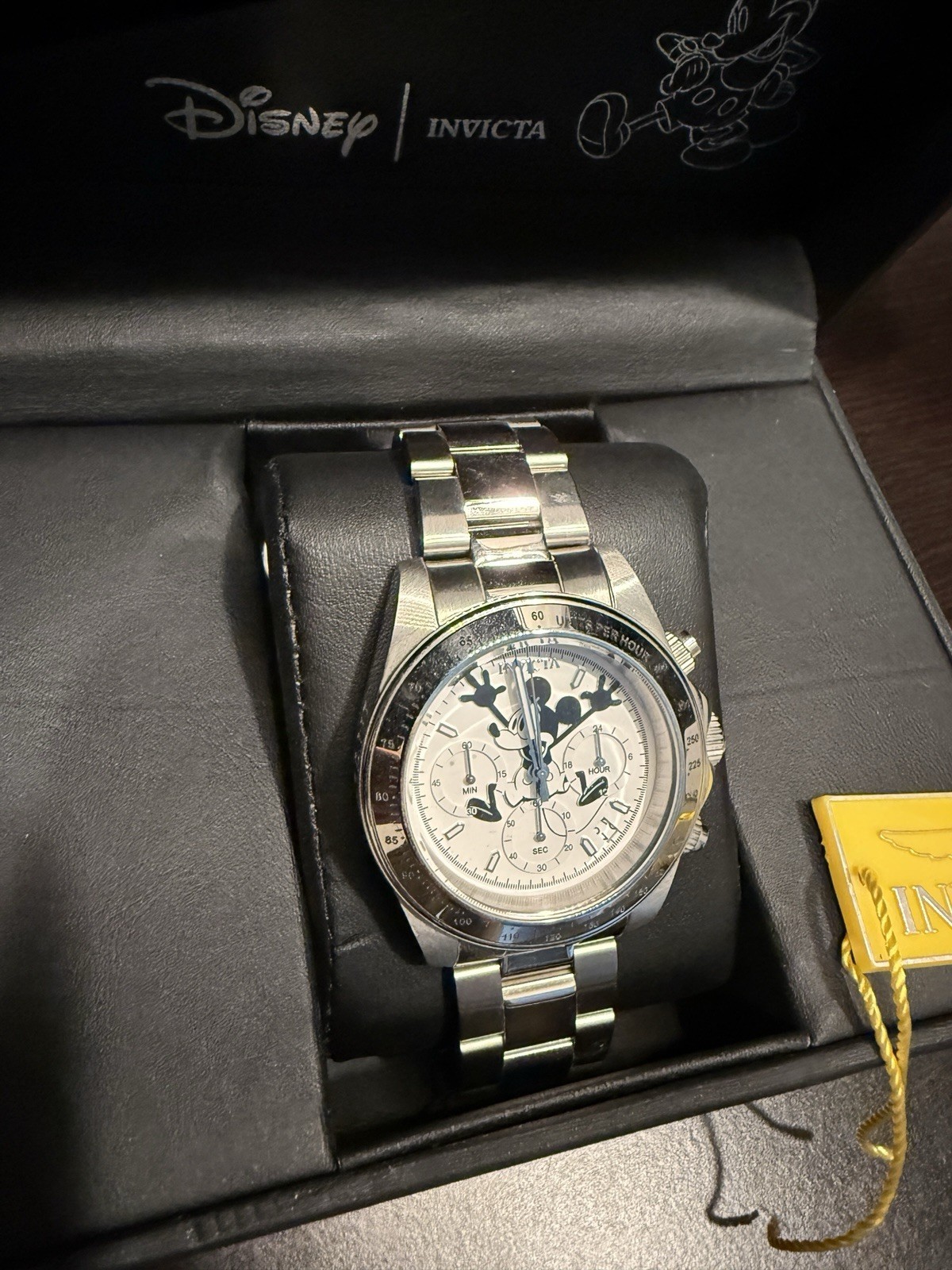 Invicta Disney Mickey Mouse Watch Limited Edition Black White 22863 W/ Box