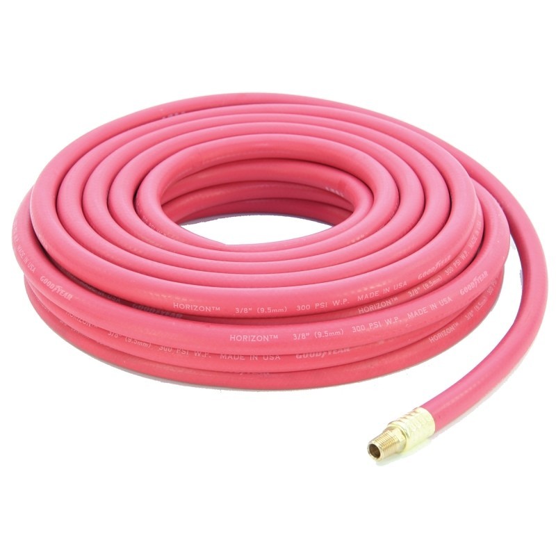 AIRHOSE RBR 3/8X50 CPLD QC AIRHOSE RBR 3/8X50 CPLD QC