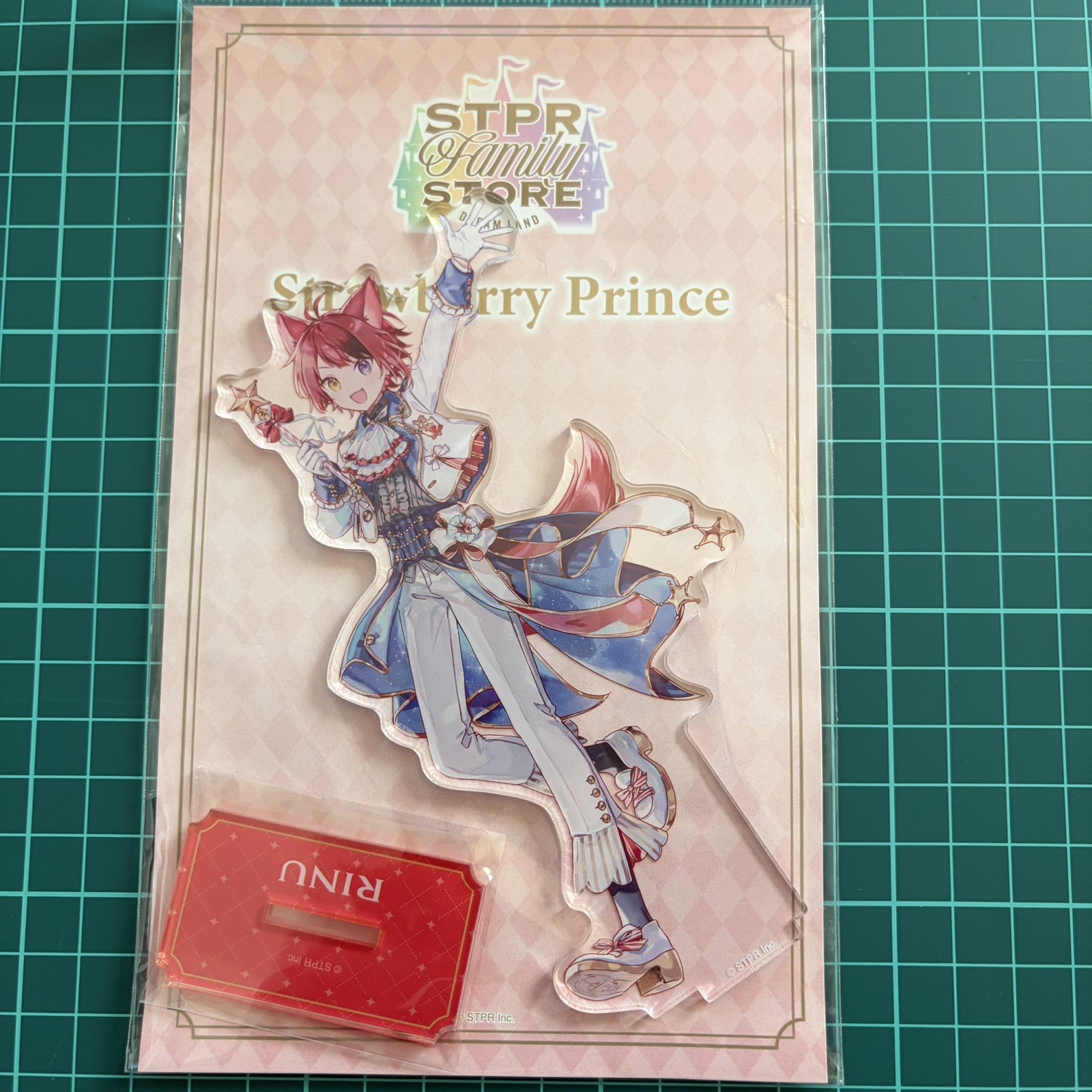 STPR Family STORE DREAM LAND Strawberry Prince Rinu Acrylic Stand Japan