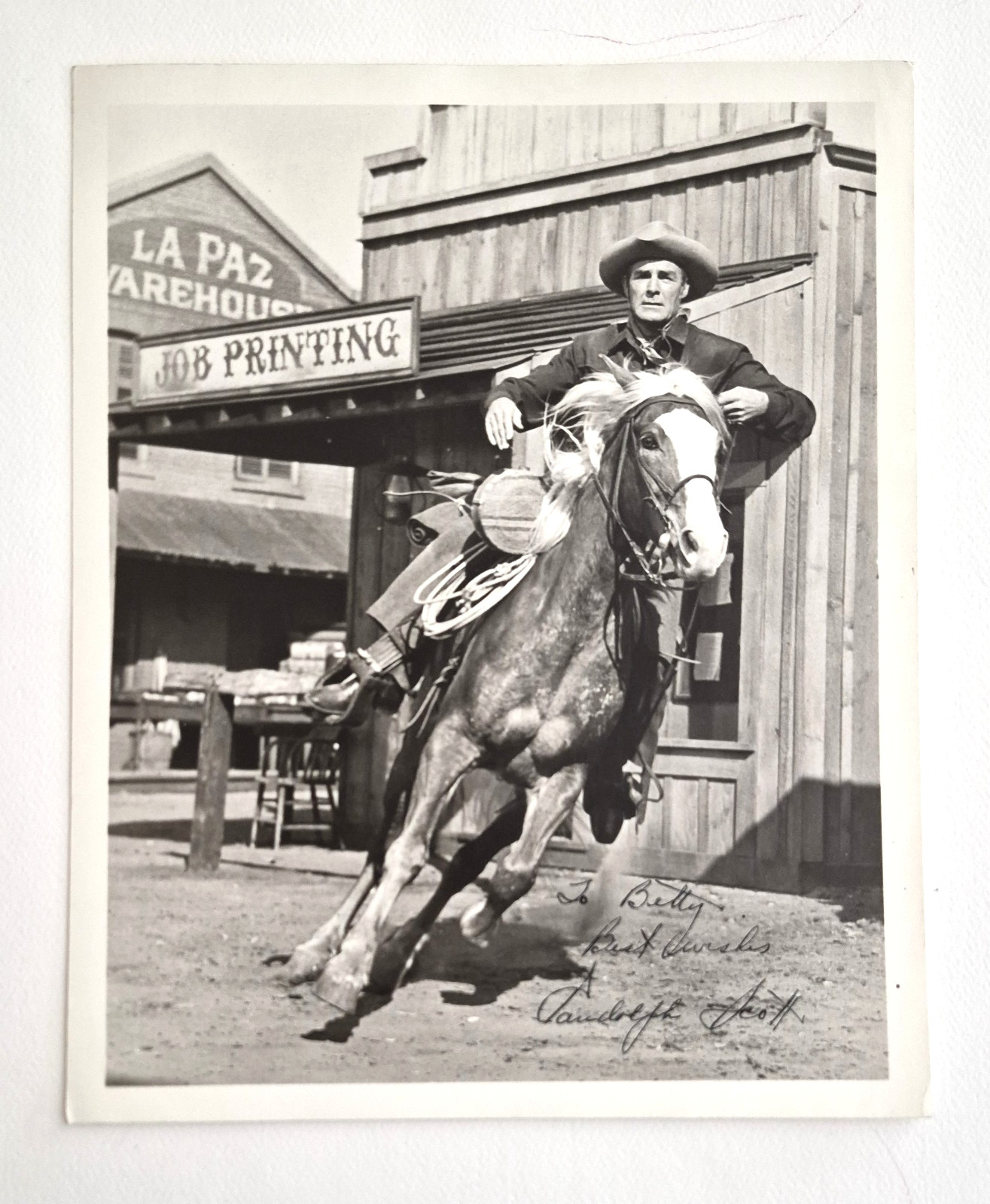 Randolph Scott Actor 8 x 10\ Randolph Scott Actor 8 x 10\