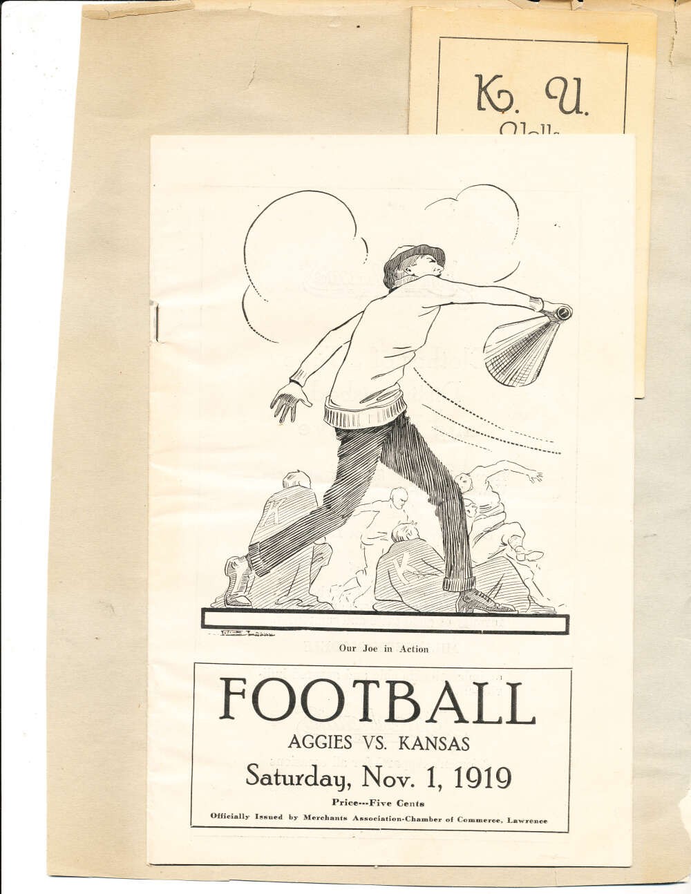 11/1 1919 University of Kansas vs Kansas State football program bxnat