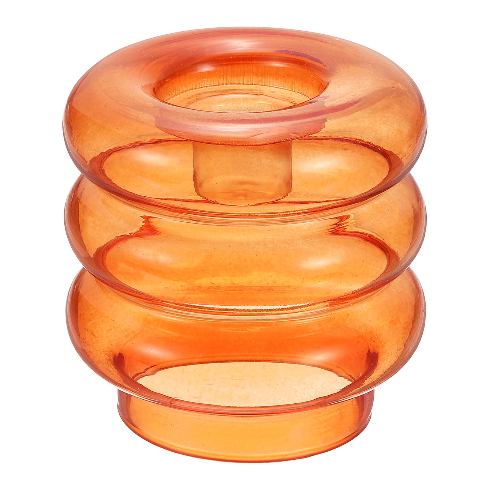 Glass Candle Holders Glass Taper Candle Stand Orange Glass Candle Holders Glass Taper Candle Stand Orange