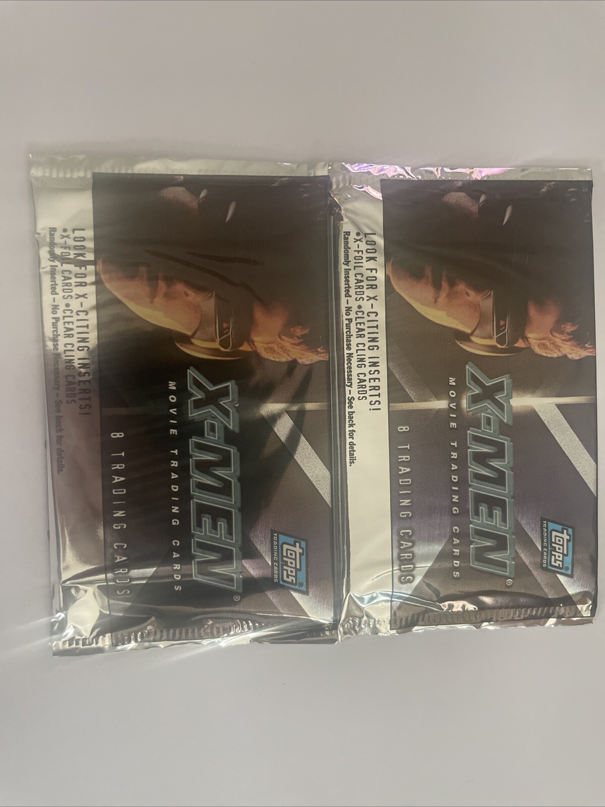 TOPPS X-MEN MOVIE CARD 2 PACK, 16 Cards 2000 Marvel