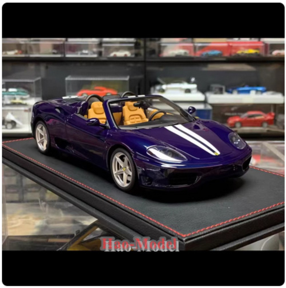 BBR 1:18 Ferrari 360 Convertible Resin Diecast Model Car Display Simulation Gift