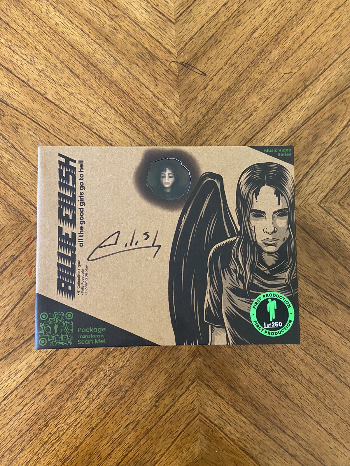 Rare Billie Eilish NTWRK Figure First Production SIGNED by Billie Rare Billie Eilish NTWRK Figure First Production SIGNED by Billie