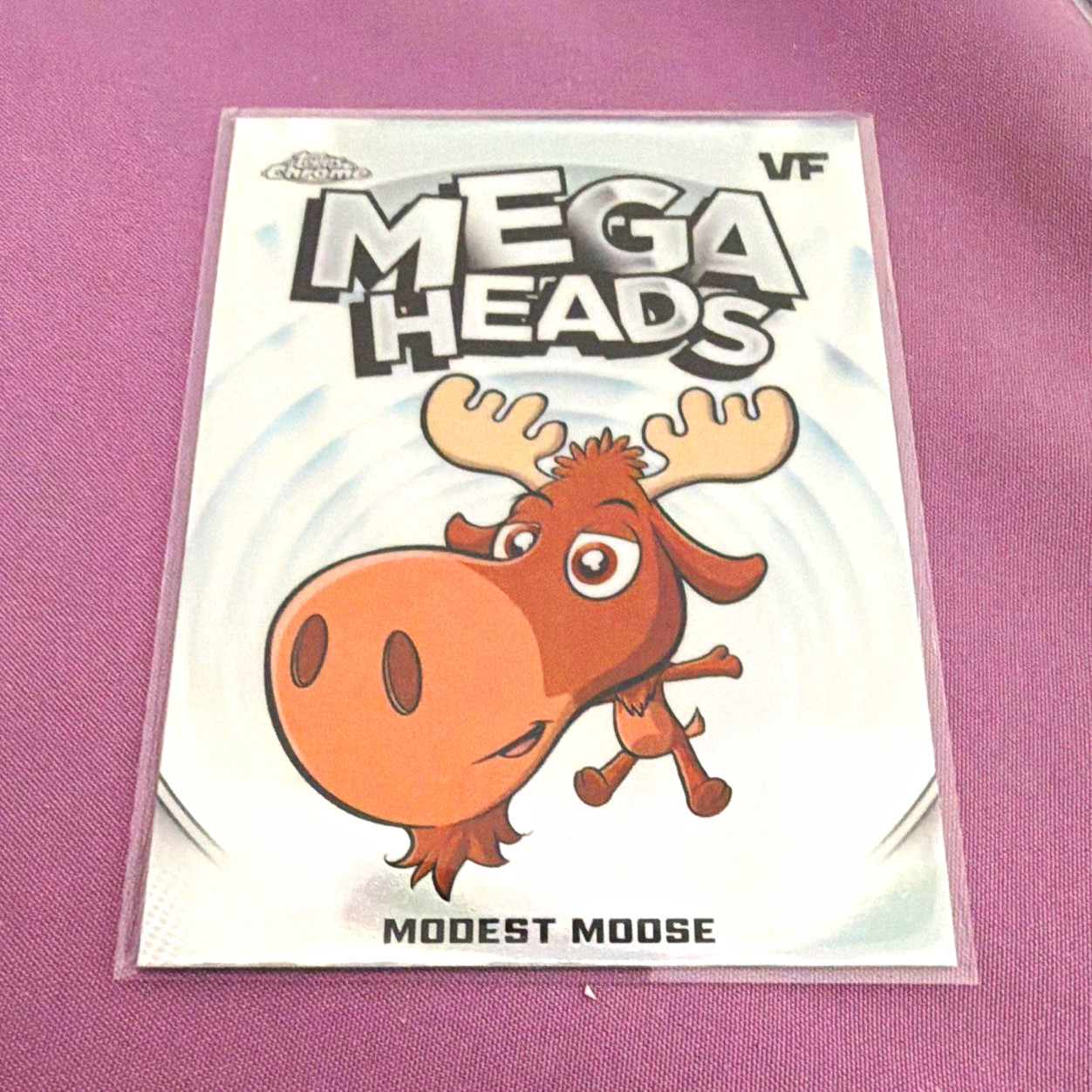 Topps VeeFriends 2026 Chrome Mega Heads Modest Moose M-16 Exclusive Insert