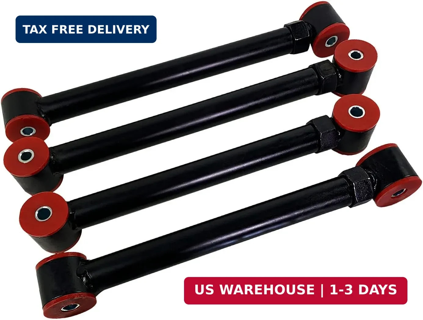 4 Sets Adjustable Front Upper & Lower Control Arms 0-6\ 4 Sets Adjustable Front Upper & Lower Control Arms 0-6\