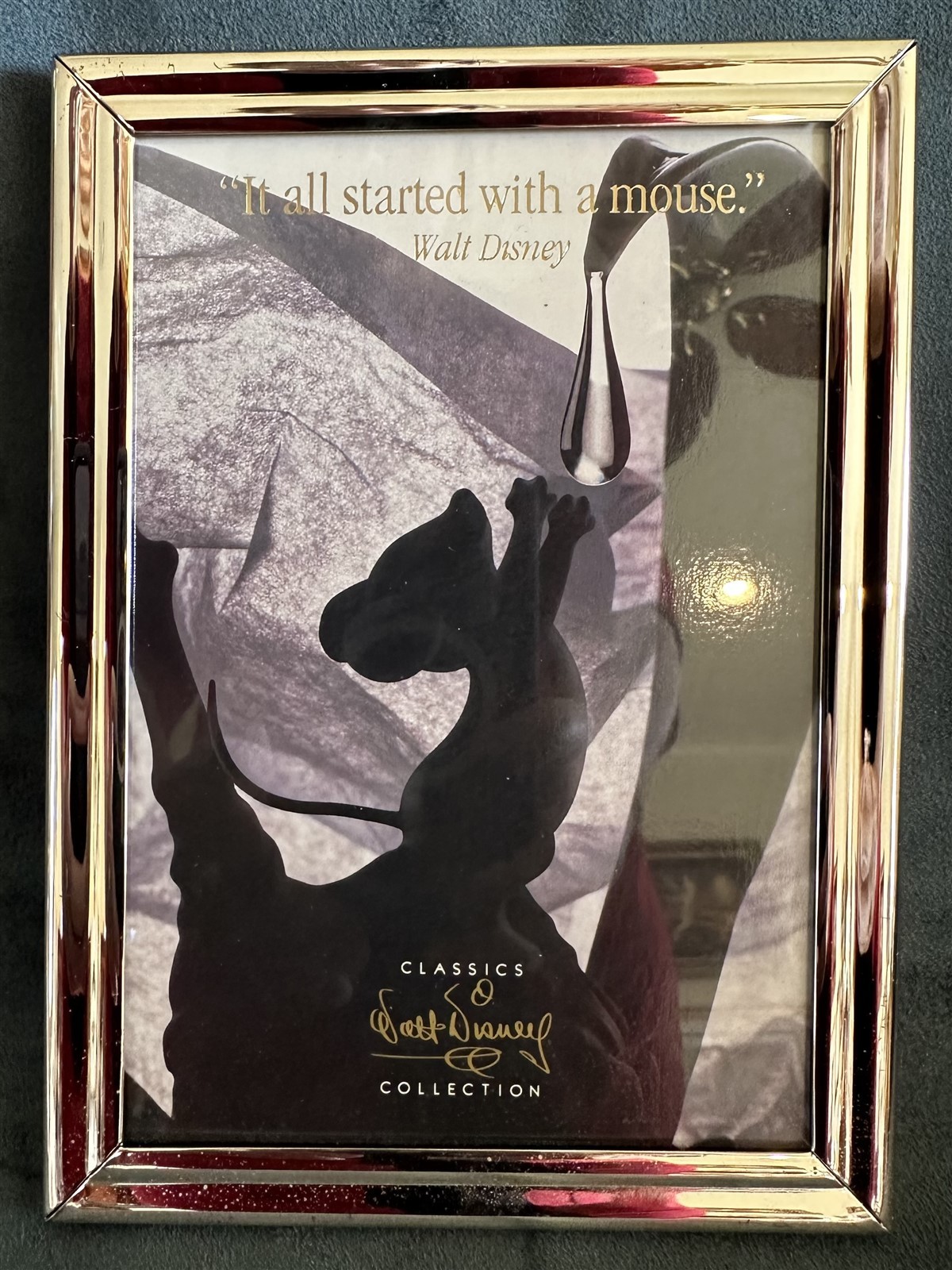 WDCC Disney Bambi\'s FIELD MOUSE Promotional Framed Postcard 1992