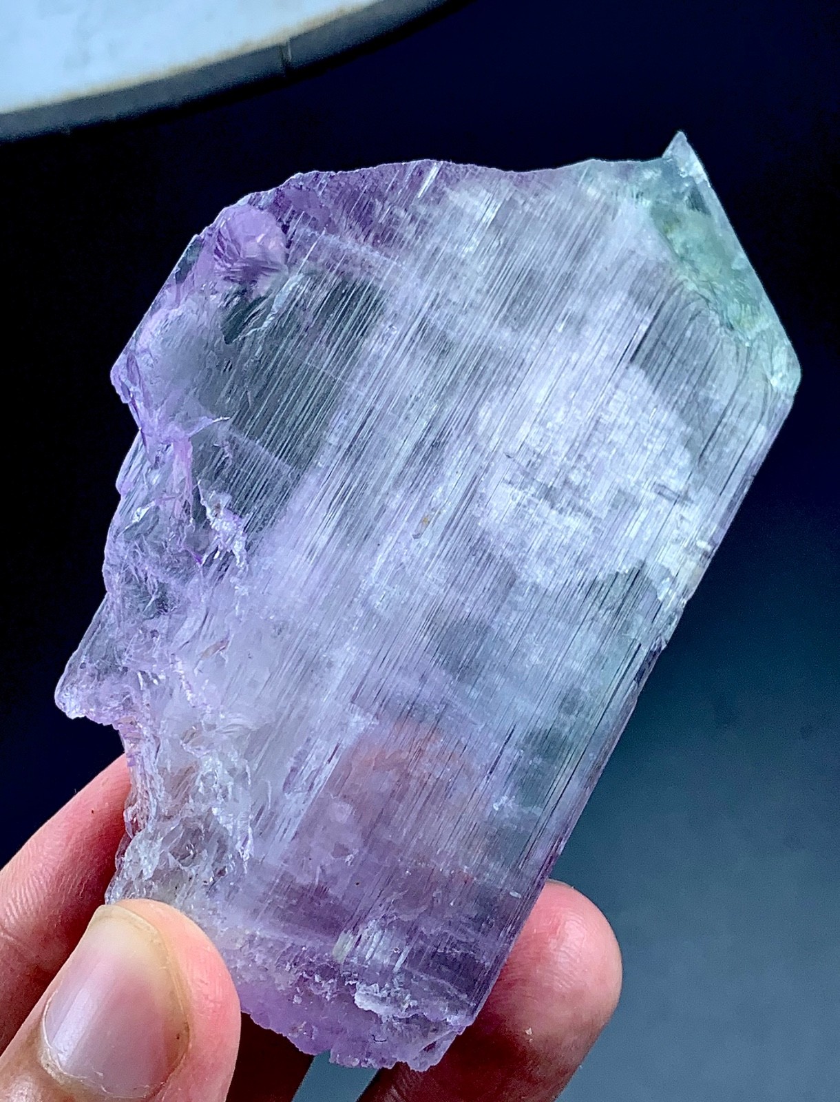 676 Carat Natural Kunzite Crystal Specimen From Afghanistan