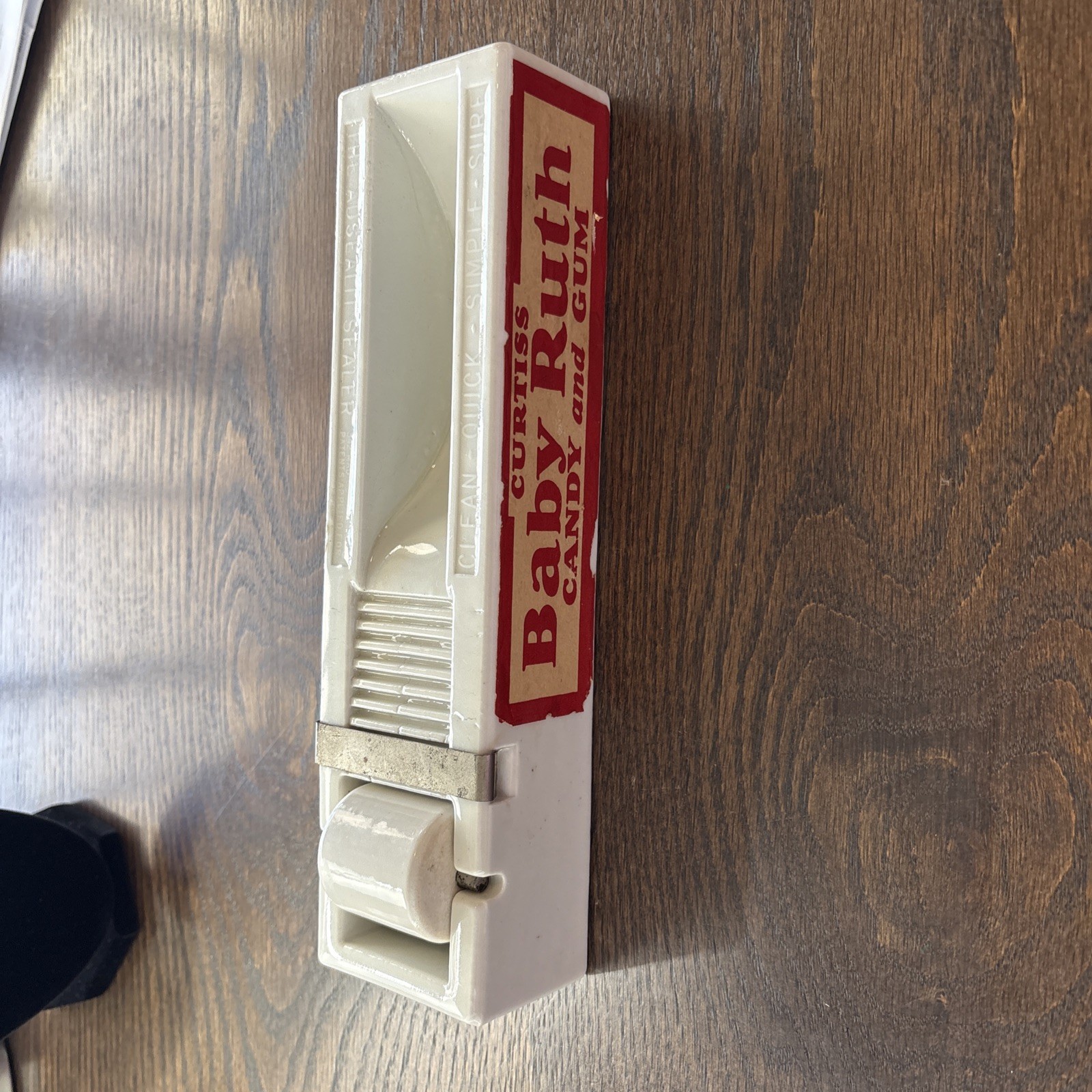 Antique Baby Ruth Porcelain tape dispenser- Heavy- Great Condition Antique Baby Ruth Porcelain tape dispenser- Heavy- Great Condition