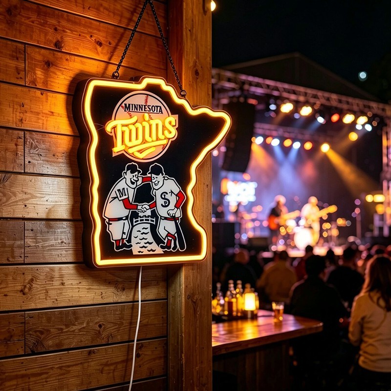 US STOCK Minnesota Twins LED Neon Sign 16