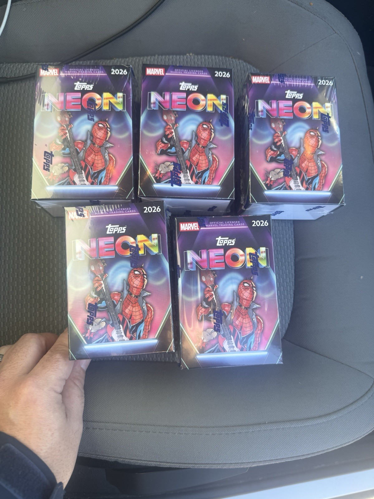 LOT OF 5 2026 Topps Neon Marvel Value Blaster Box SEALED NEW SHIPS TODAY LOT OF 5 2026 Topps Neon Marvel Value Blaster Box SEALED NEW SHIPS TODAY