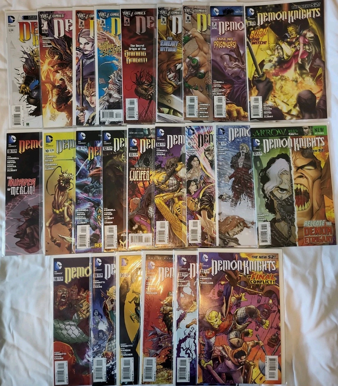 Demon Knights 0-23 Complete Run DC Comics New 52 Etrigan Vandal Savage Xanadu Demon Knights 0-23 Complete Run DC Comics New 52 Etrigan Vandal Savage Xanadu