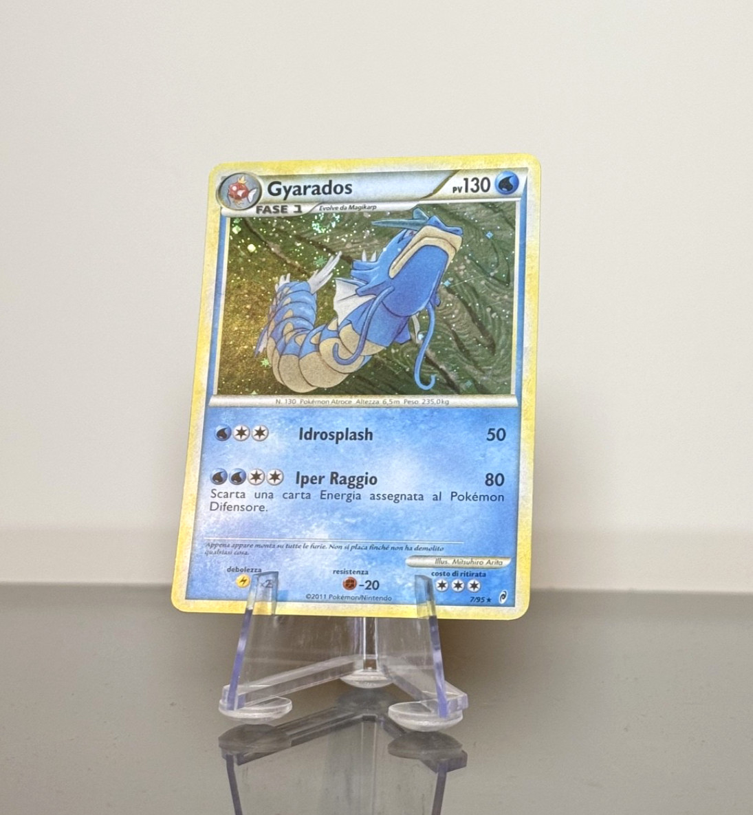 Pokemon TCG Gyarados 7/95 Call of Legends Holo NM ITA