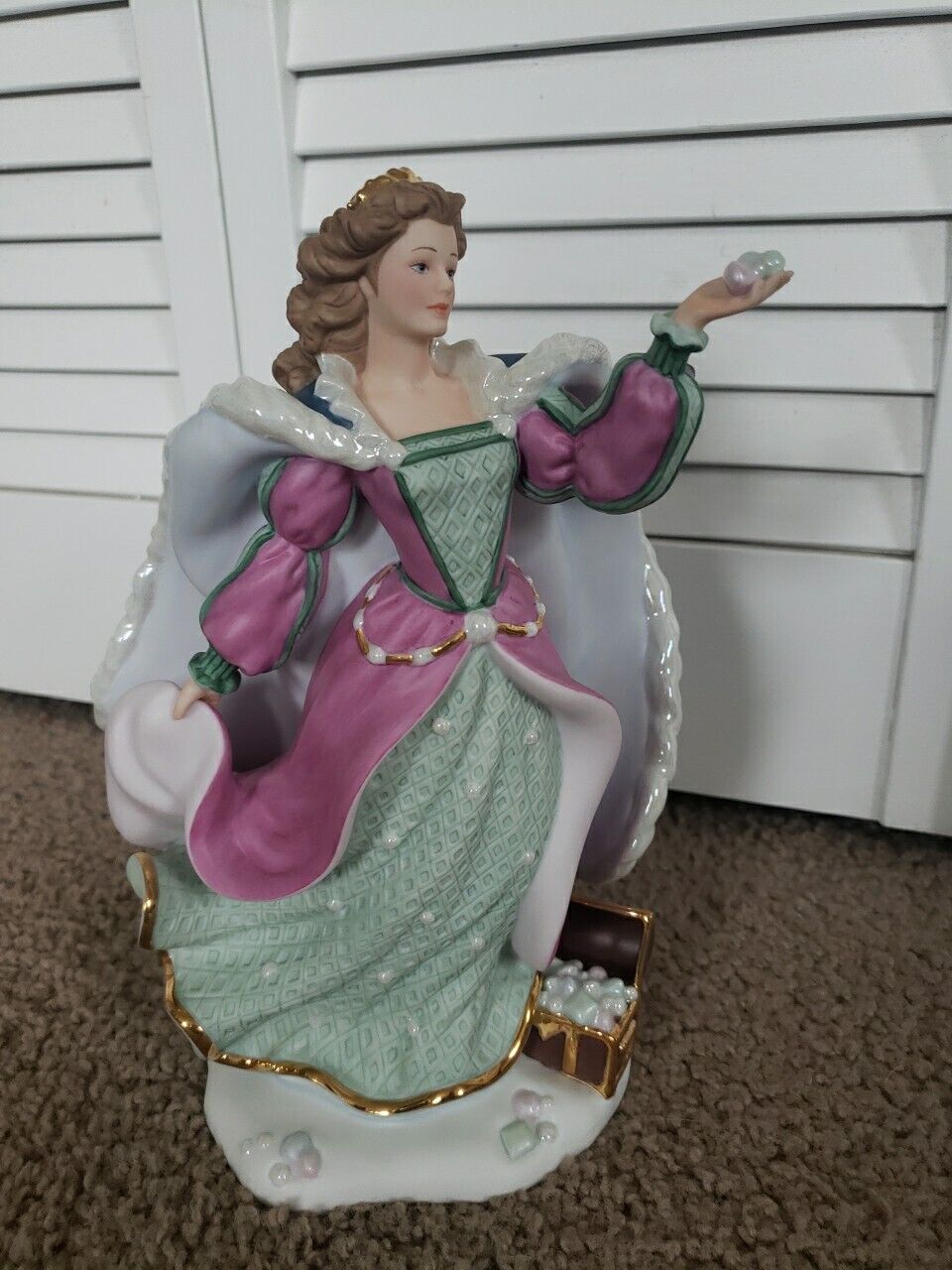2001 LARA Figurine Lenox Christmas Princess Limited Edition Collection 