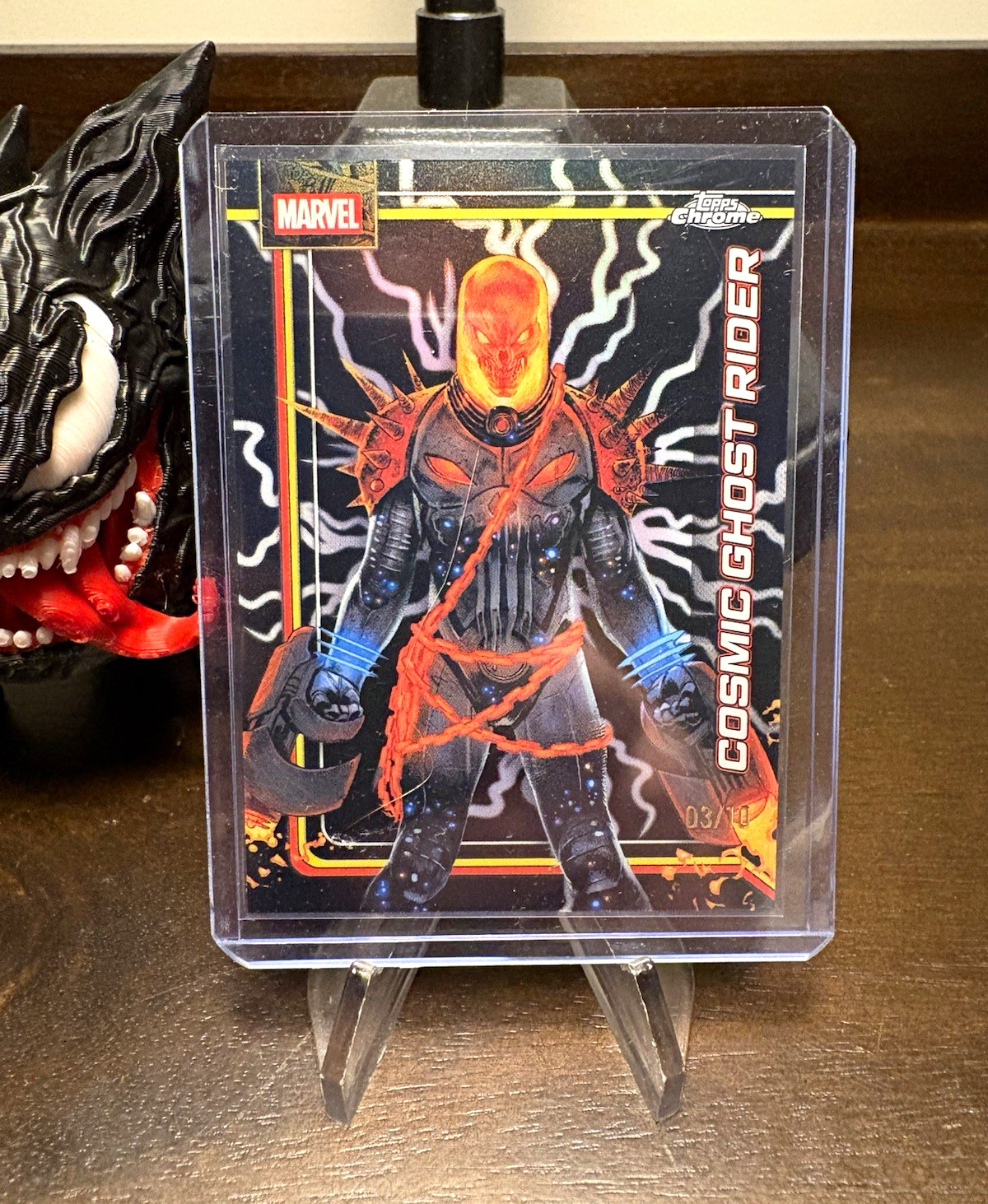 2026 Topps Chrome Marvel Cosmic Ghost Rider #108 Black Storm Refractor /10